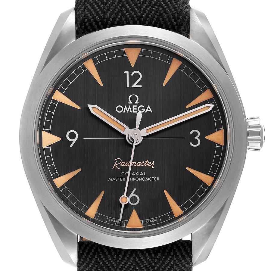 Omega Railmaster Co-Axial Master Steel Mens Watch 220.10.40.20.01.001 Box Card SwissWatchExpo