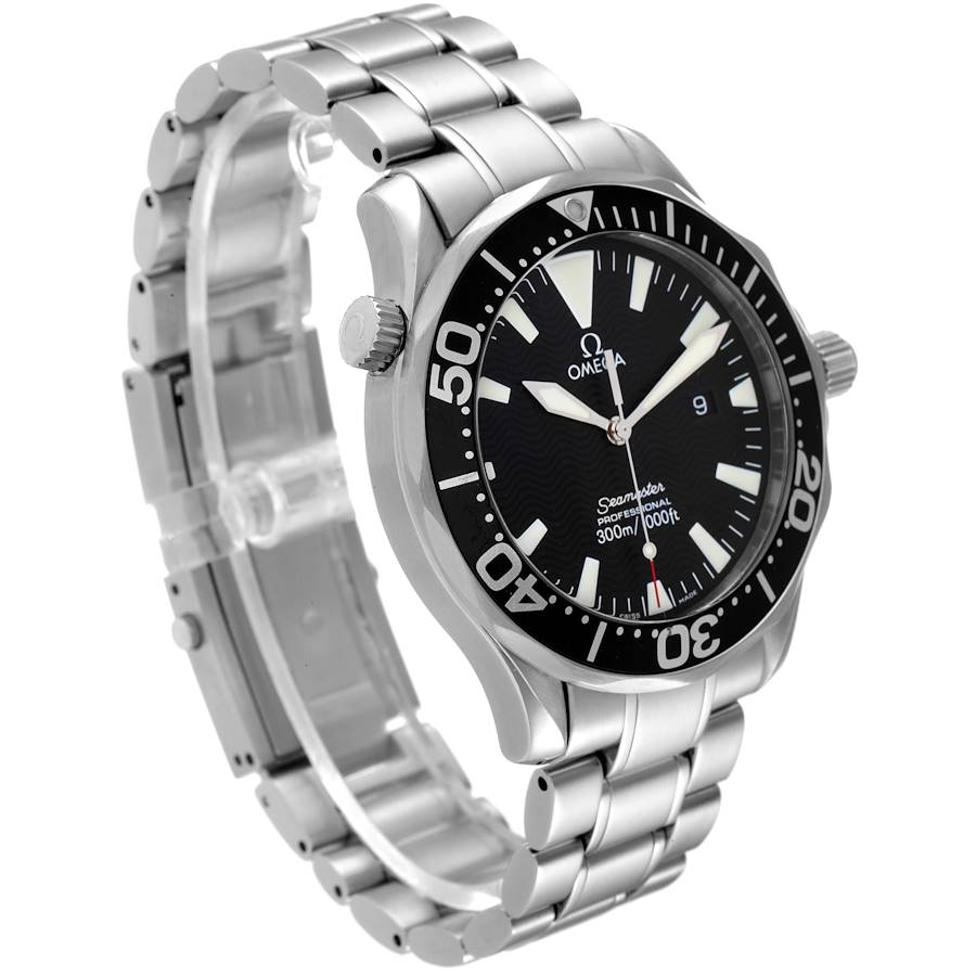 Omega Seamaster 41mm Black Dial Stainless Steel Mens Watch 2264.50.00 ...