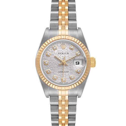 Photo of NOT FOR SALE Rolex Datejust Steel Yellow Gold Silver Diamond Dial Ladies Watch 79173 PARTIAL PAYMENT