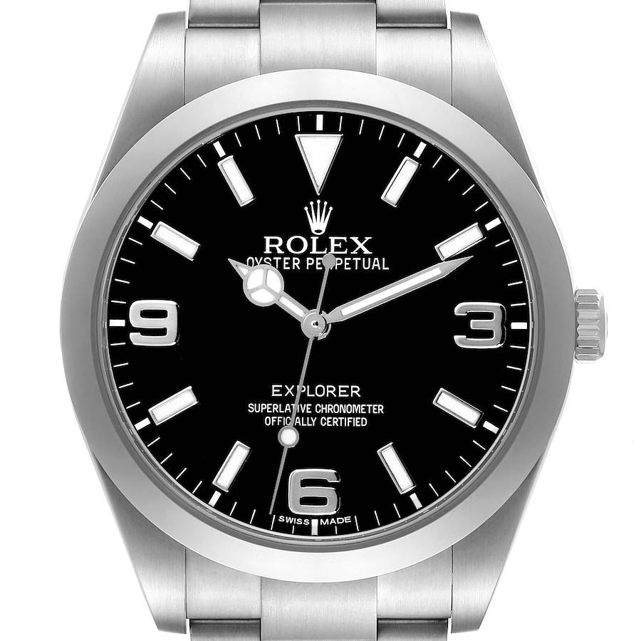NOT FOR SALE Rolex Explorer I 39mm Black Dial Steel Mens Watch 214270 Box Card PARTIAL PAYMENT SwissWatchExpo