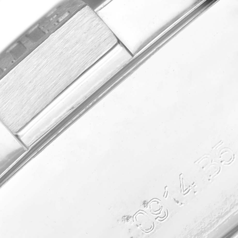 The image shows a close-up side angle of the Breitling Avenger A1337111/BC29 Men's Stainless Steel Black Dial A1337111/BC29 Men's Stainless Steel Black Dial watch, focusing on the case and part of the bracelet.