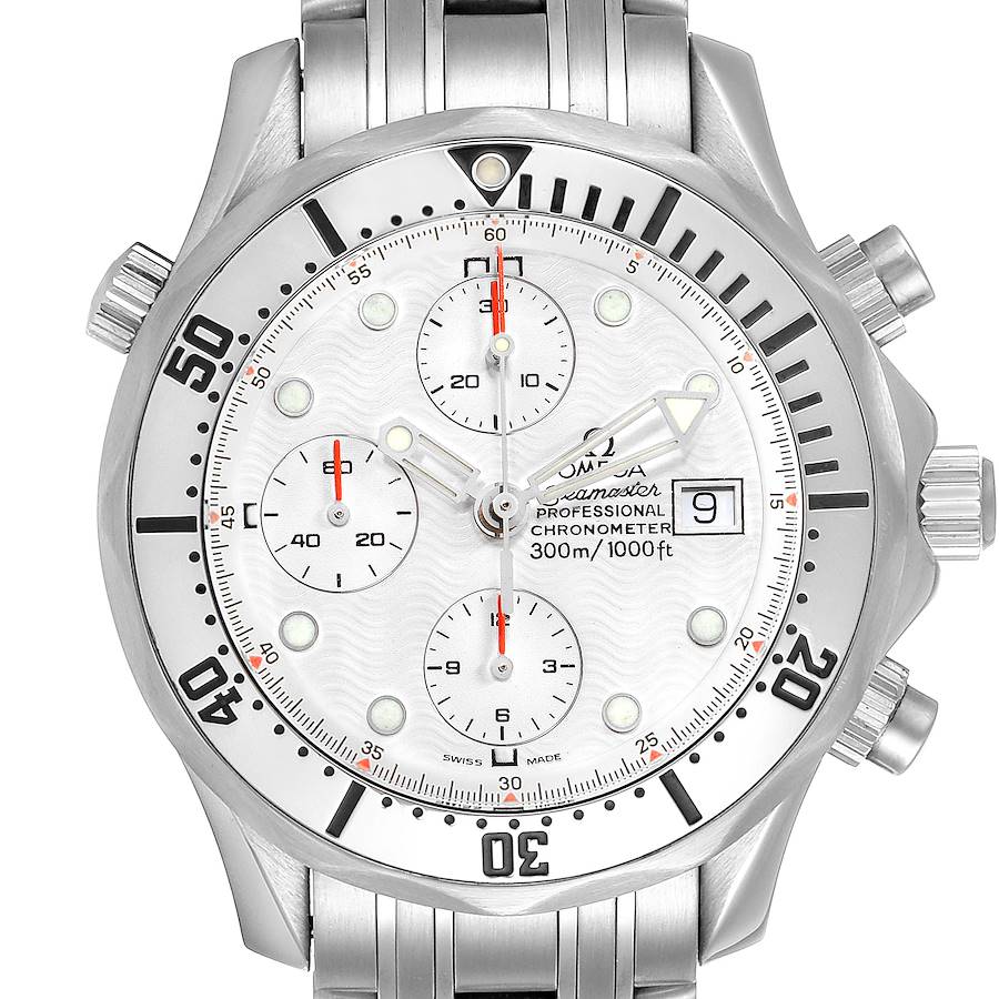 Omega Seamaster Chronograph Automatic Mens Watch 2598.20.00 Card SwissWatchExpo