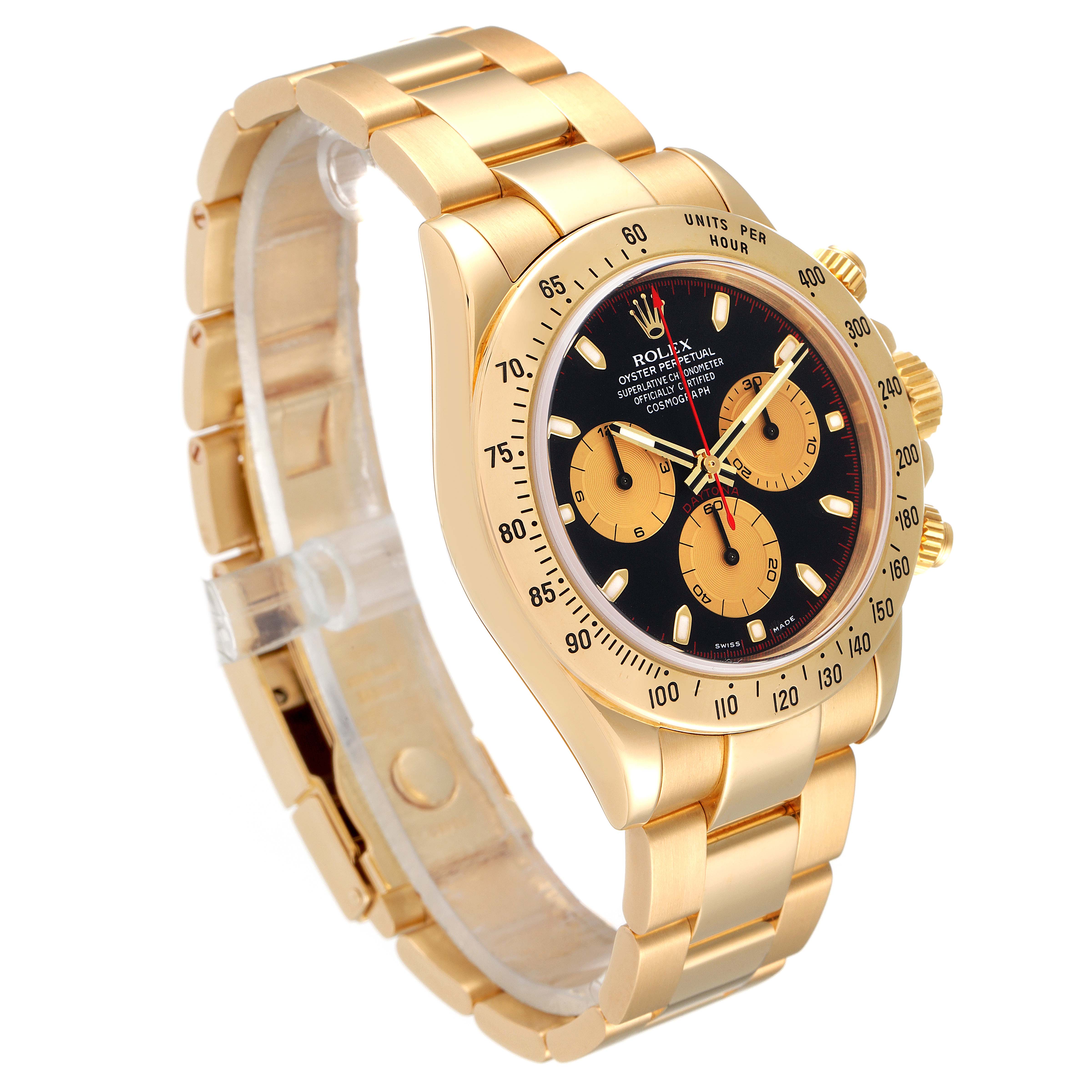 オーダー品　C22GK0° 20200308 Rolex Daytona Yellow Gold 116518 | Stock 43462 | SwissWatchExpo