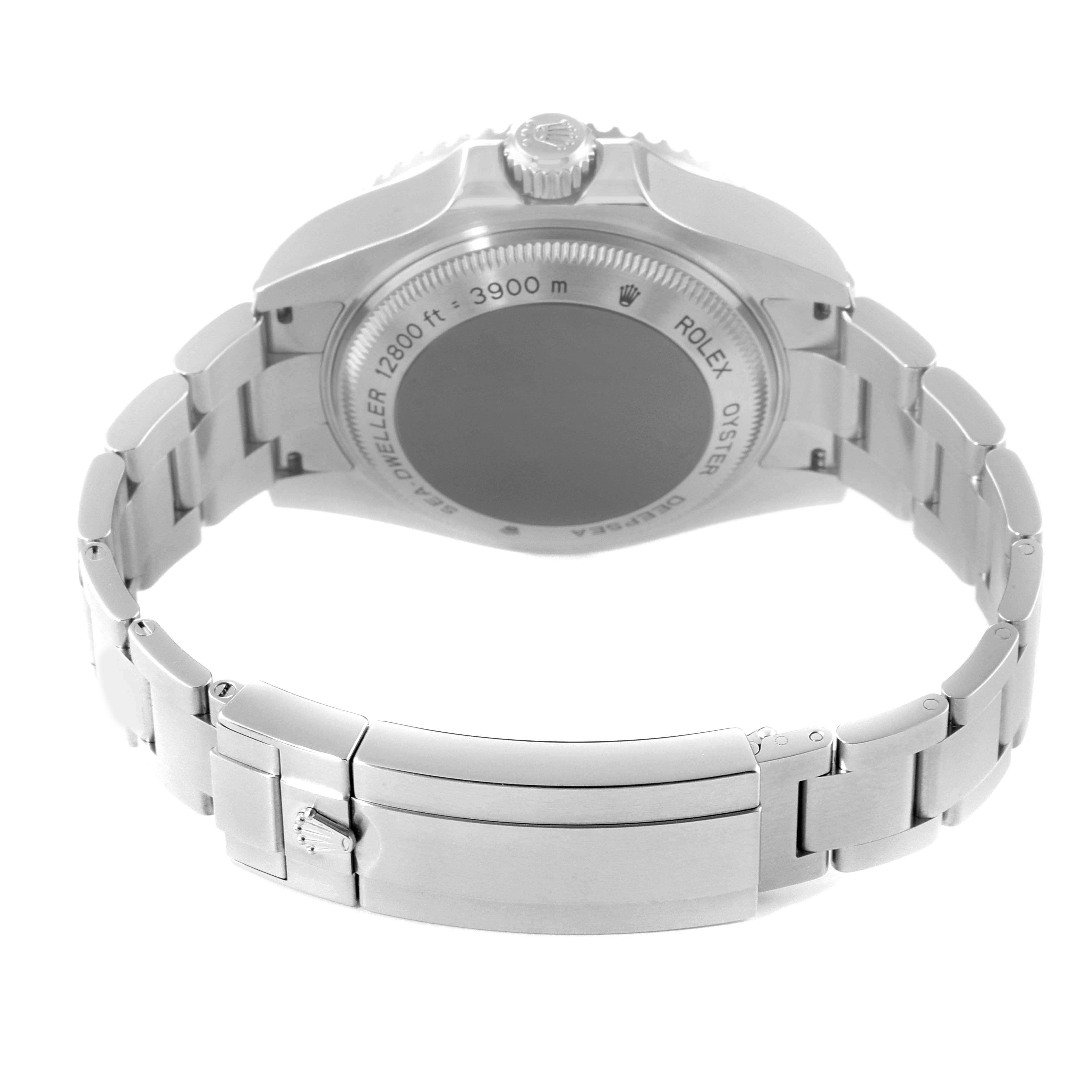 The image shows the back case and bracelet of the Rolex Sea-Dweller 116660 Men's Stainless Steel Blue Dial 116660 Men's Stainless Steel Blue Dial watch from a rear angle.