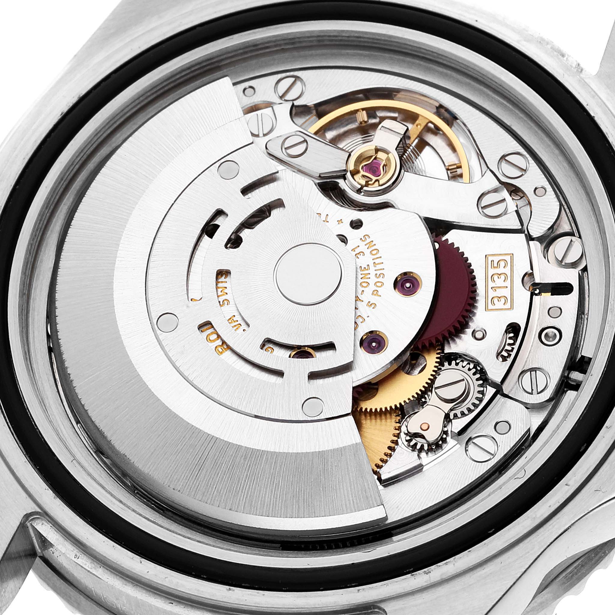 This image shows the internal movement mechanism of a Rolex Submariner 16610 Men's Stainless Steel Black Dial 16610 Men's Stainless Steel Black Dial watch, viewed from the back.