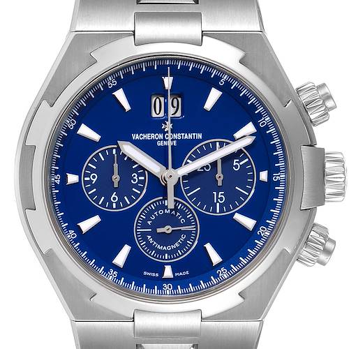 Photo of Vacheron Constantin Overseas Chronograph Blue Dial Watch 49150