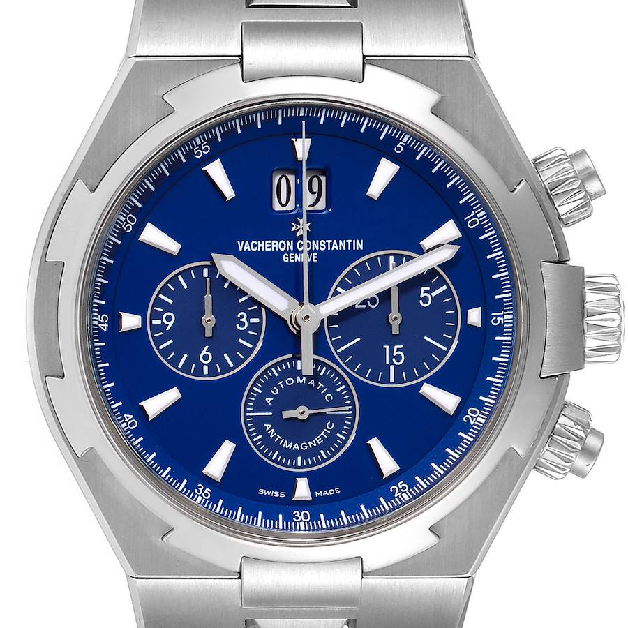 Vacheron Constantin Overseas Chronograph Blue Dial Watch 49150 SwissWatchExpo