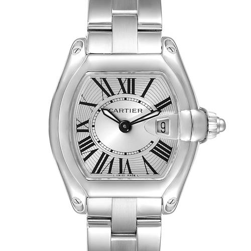 Photo of Cartier Roadster Silver Dial Steel Ladies Watch W62016V3