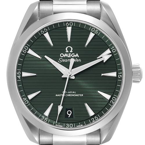 Photo of Omega Seamaster Aqua Terra Green Dial Steel Watch 220.10.41.21.10.001 Box Card
