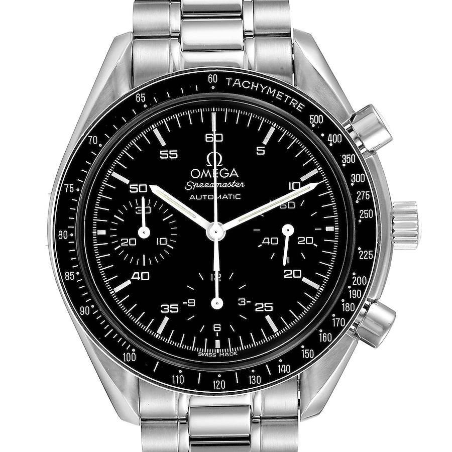 Omega Speedmaster Reduced Hesalite Crystal Mens Watch 3510.50.00 Tag SwissWatchExpo