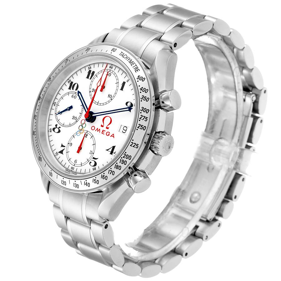 omega speedmaster chronograph white dial