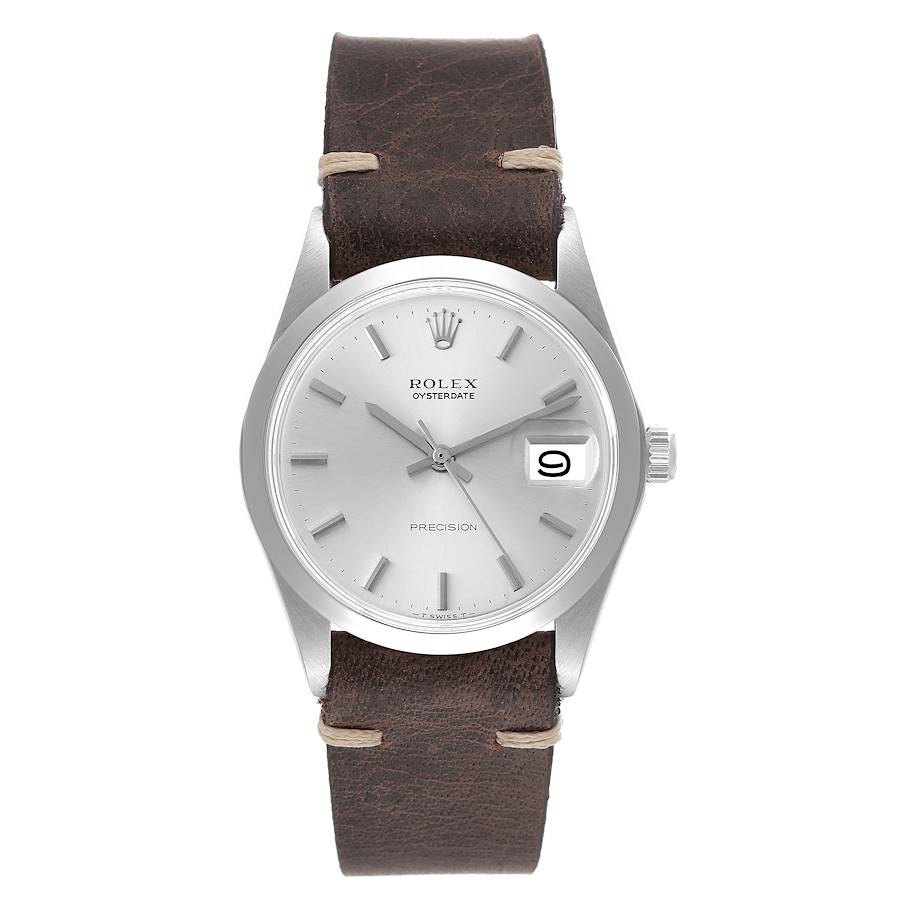 Rolex 6694 outlet leather strap