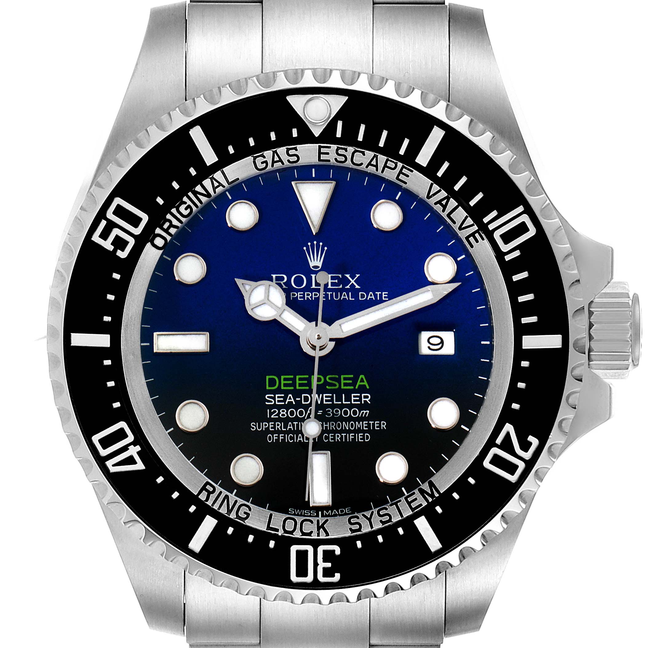 Rolex Seadweller Deepsea Cameron D Blue Steel Mens Watch 116660 Box Card