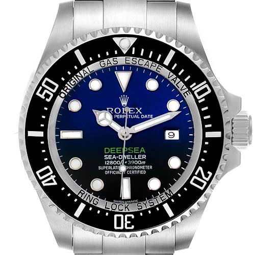 Photo of Rolex Seadweller Deepsea Cameron D-Blue Steel Watch 116660 Box Card