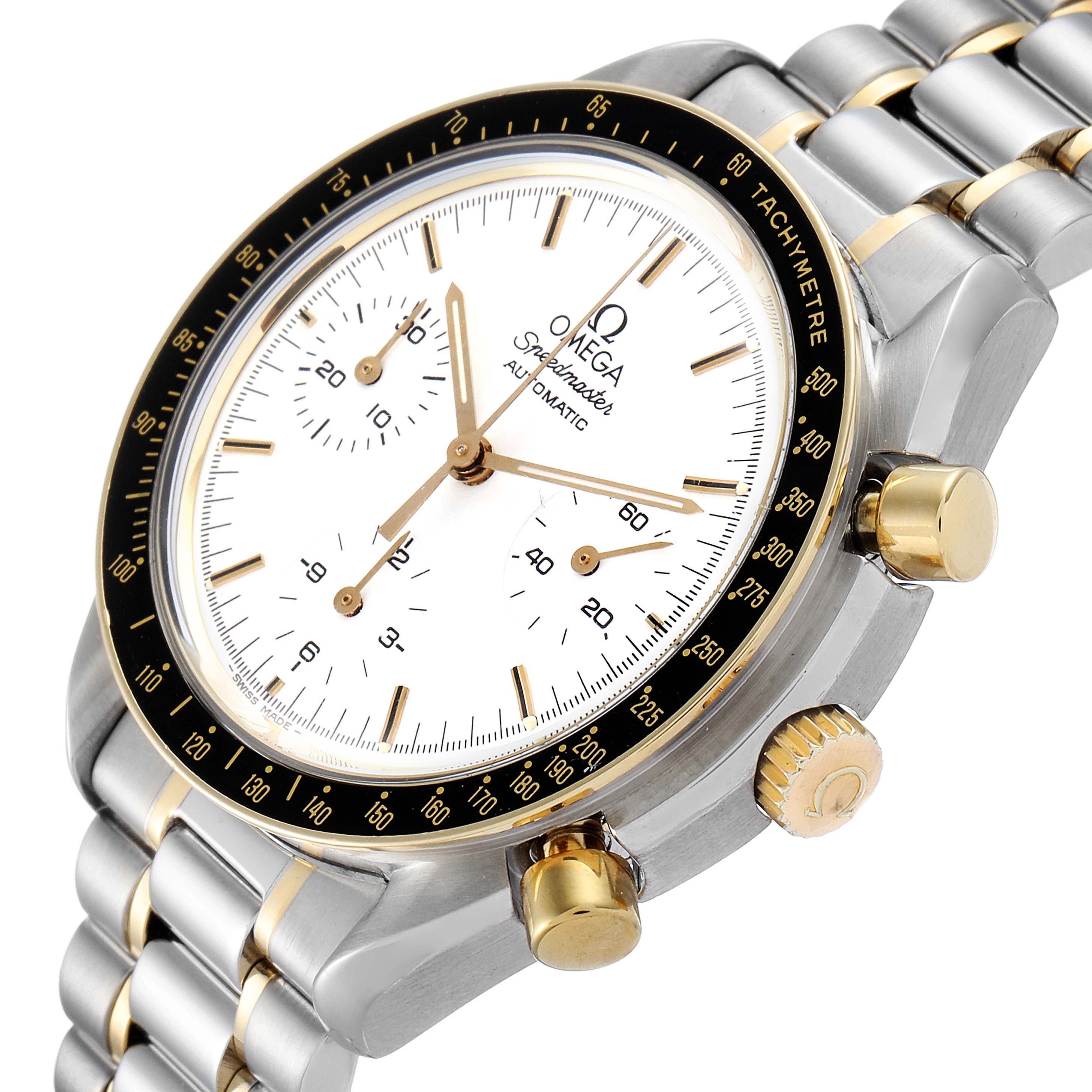 omega gold chronograph