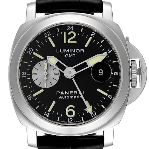 Photo of Panerai Luminor GMT Automatic Steel Mens Watch PAM00088 Box Card