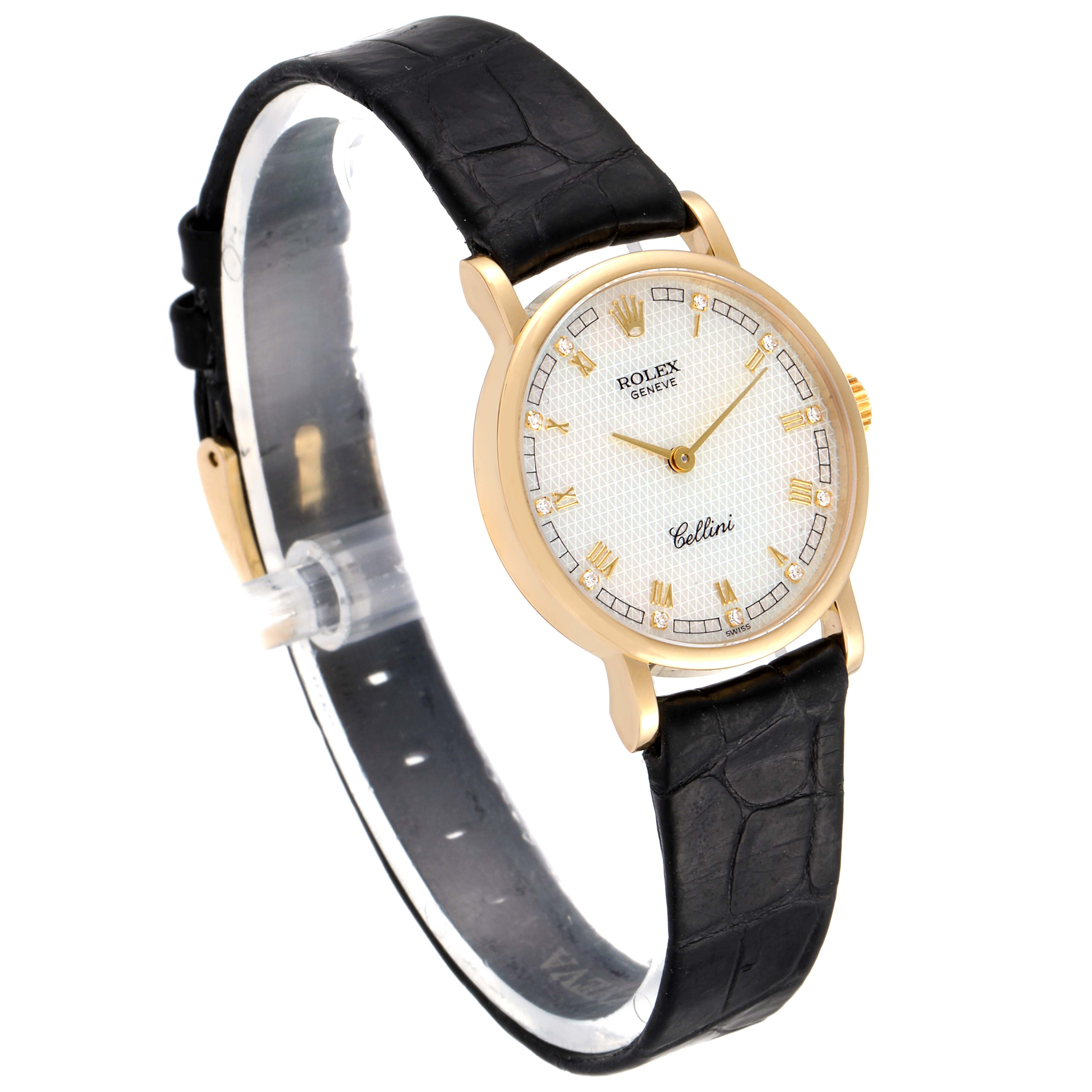 Rolex Cellini Classic Yellow Gold MOP Dial Ladies Watch 5109 Papers ...