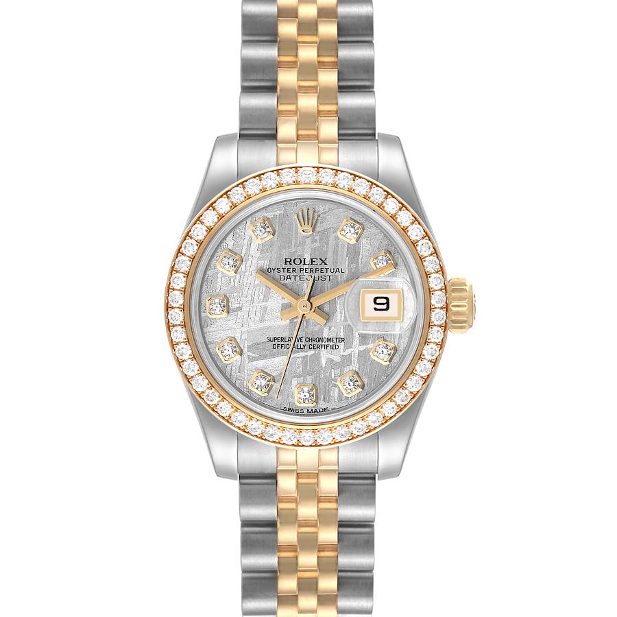 Rolex Datejust 26 Steel Yellow Gold Meteorite Diamond Dial Ladies Watch SwissWatchExpo