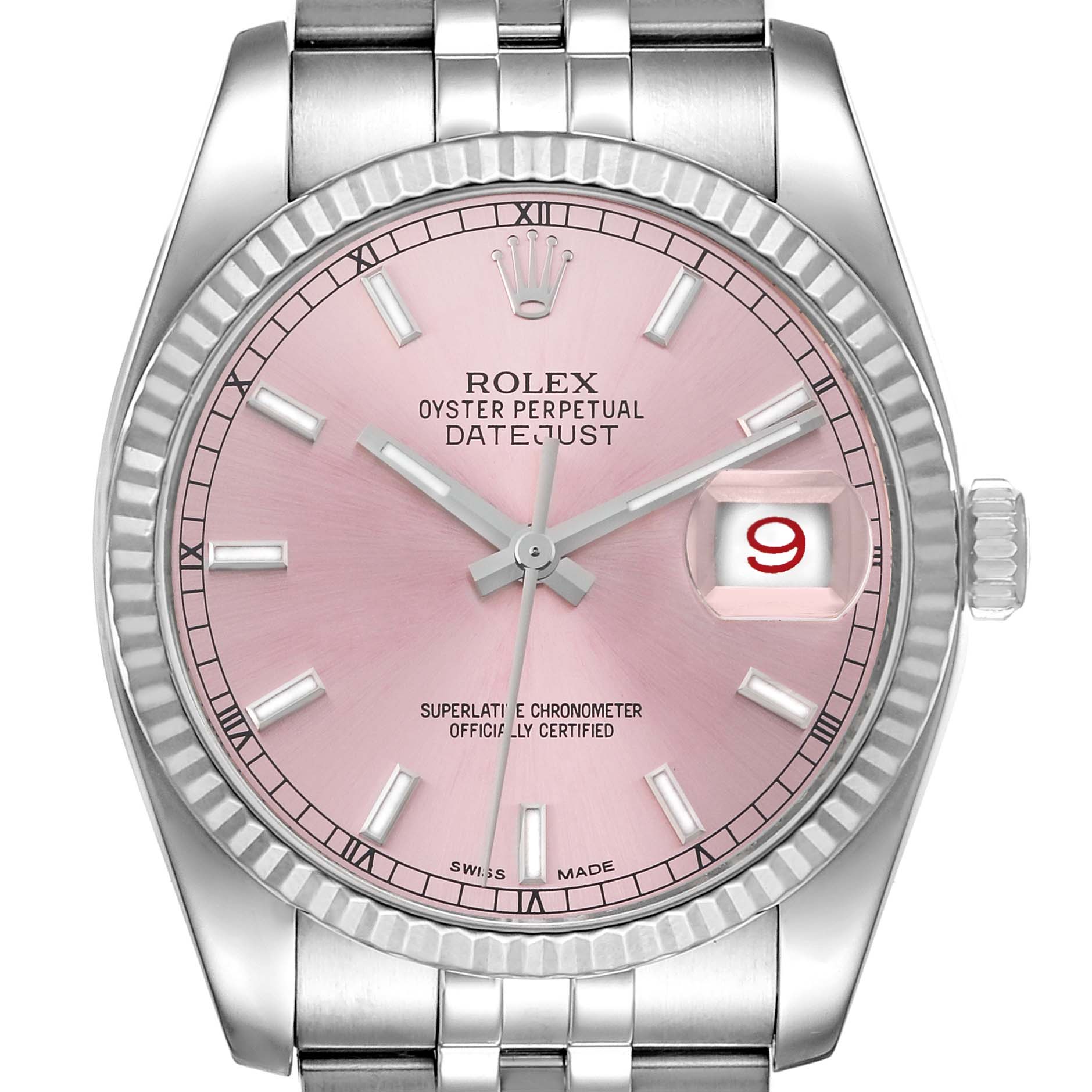 Rolex Datejust Oystersteel, White Gold, and Diamonds