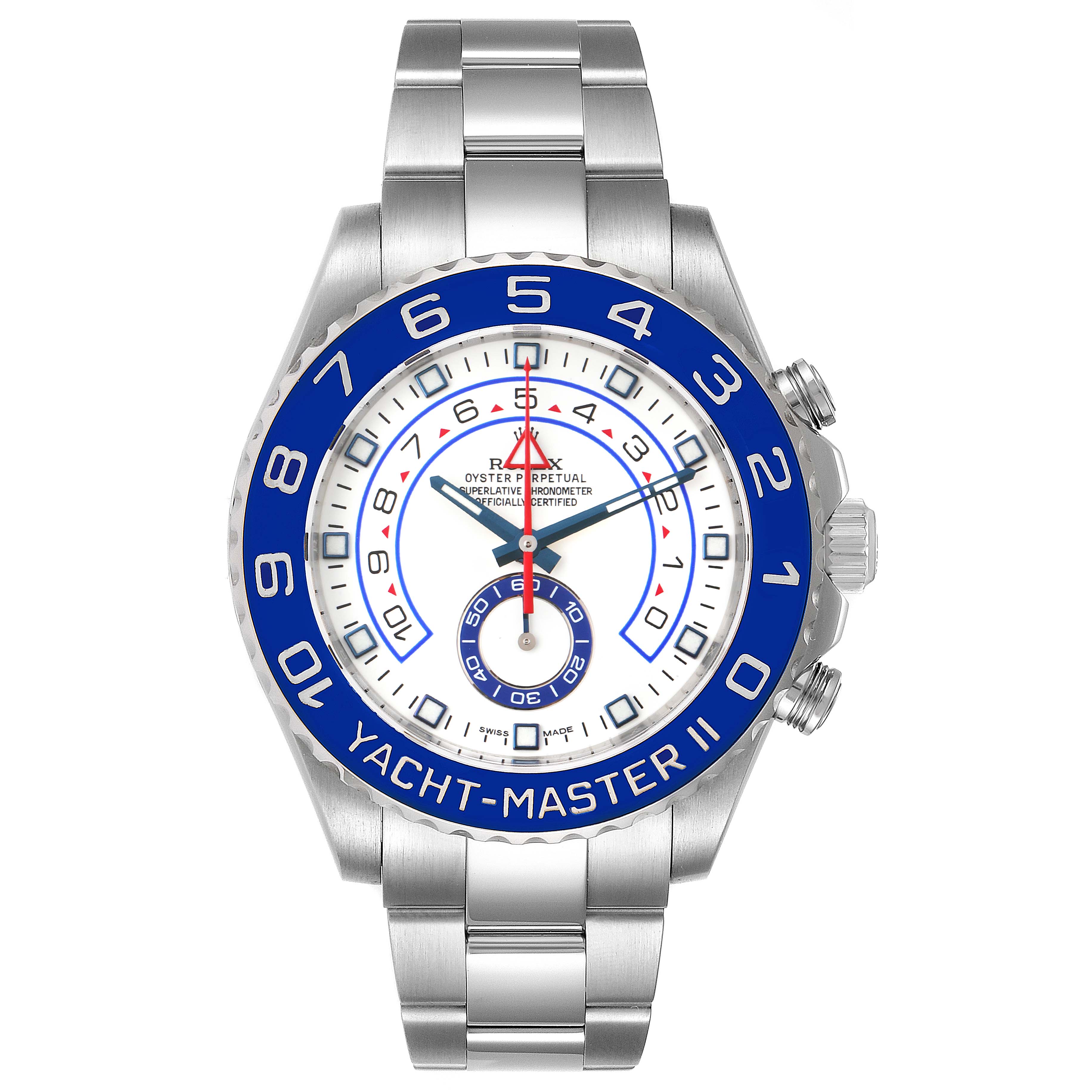 rolex yacht master 2 stainless steel
