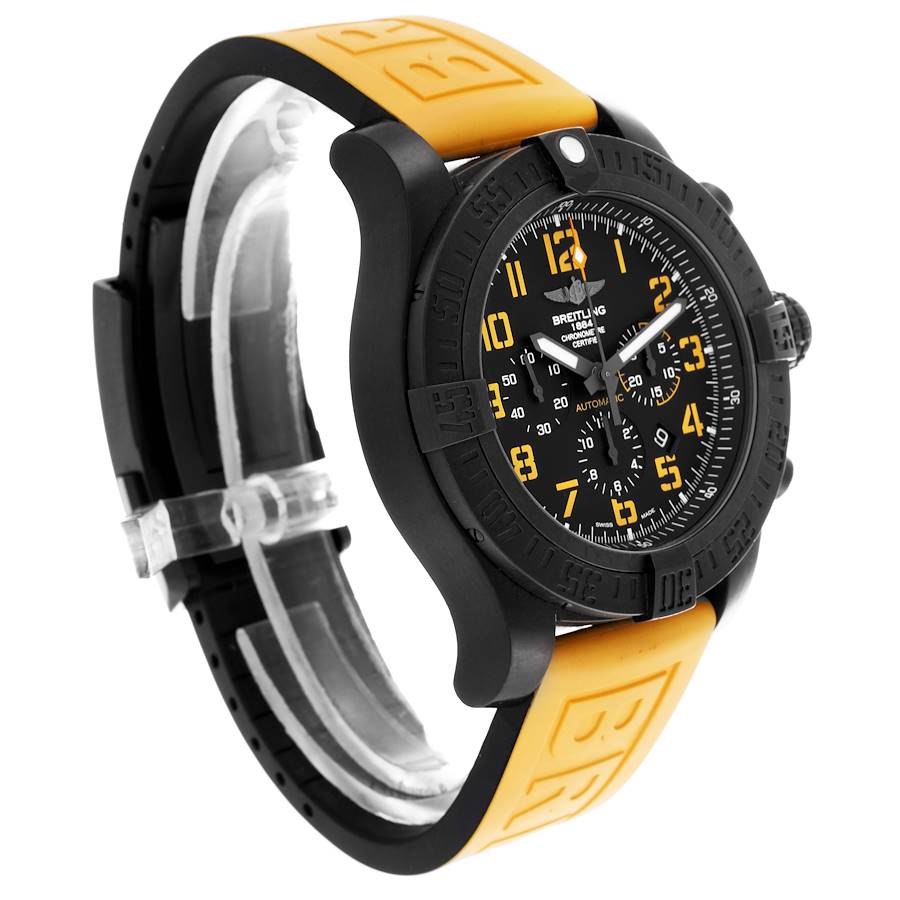 BREITLING ブラック ラバーベルト Breitling - Rubber B strap for Avenger 45mm - Bund Series