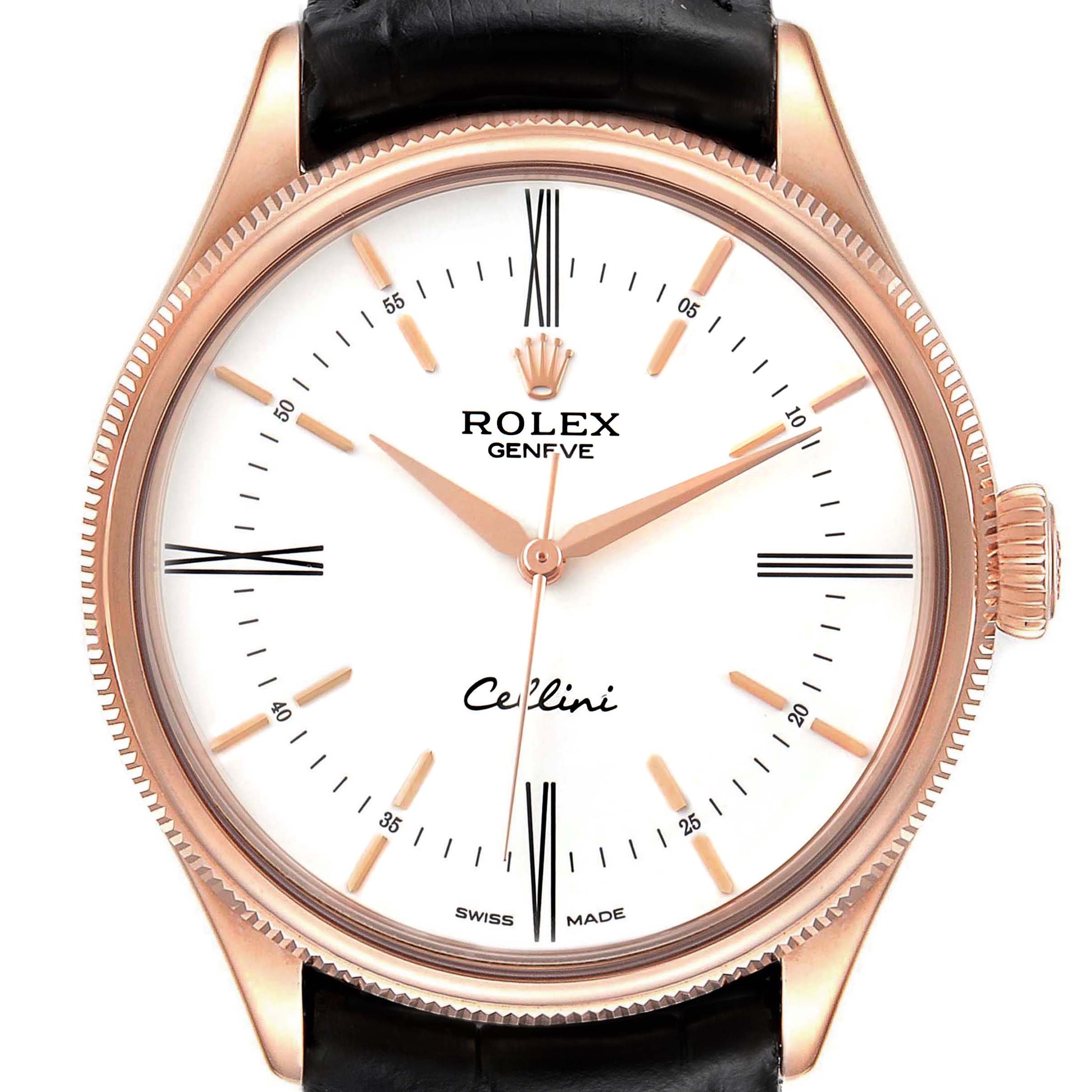 Rolex Cellini Dial EveRose Gold Mens Watch 50505 | SwissWatchExpo