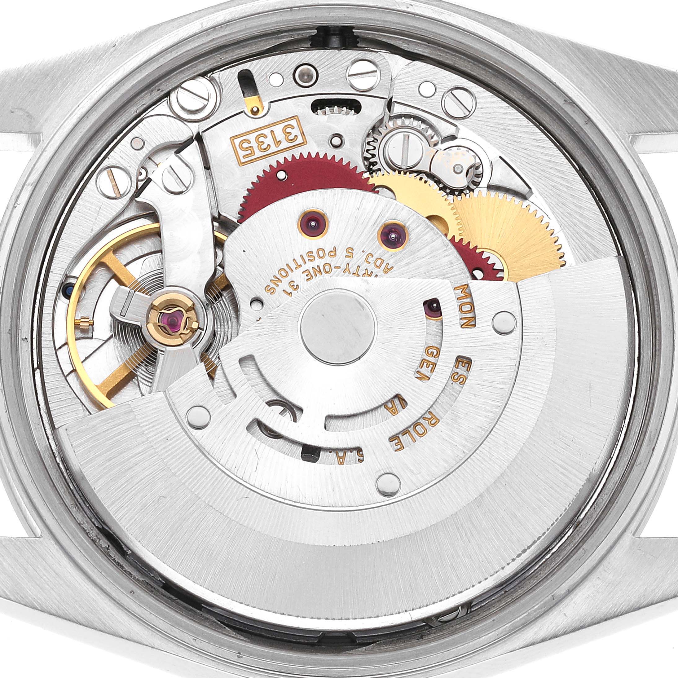 This image shows the internal mechanism of a Rolex Date 15200 Men
s Stainless Steel Black Dial 15200 Men
s Stainless Steel Black Dial model watch from the back.