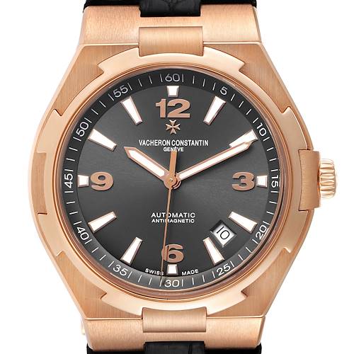 Photo of Vacheron Constantin Overseas Date Rose Gold Mens Watch 47040 Box Papers