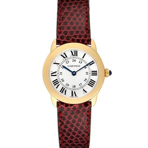Photo of Cartier Ronde Solo Steel 18K Yellow Gold Small Ladies Watch W6700355