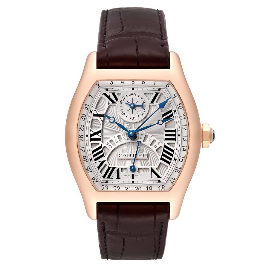 Cartier Tortue Perpetual Calendar Automatic Rose Gold Mens Watch W1580045 |  SwissWatchExpo