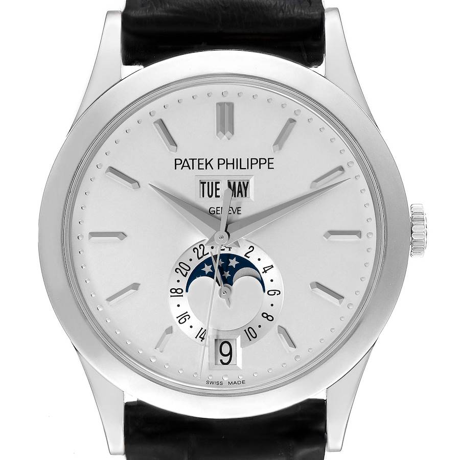 Patek Philippe Complications Annual Calendar White Gold Mens Watch 5396g SwissWatchExpo
