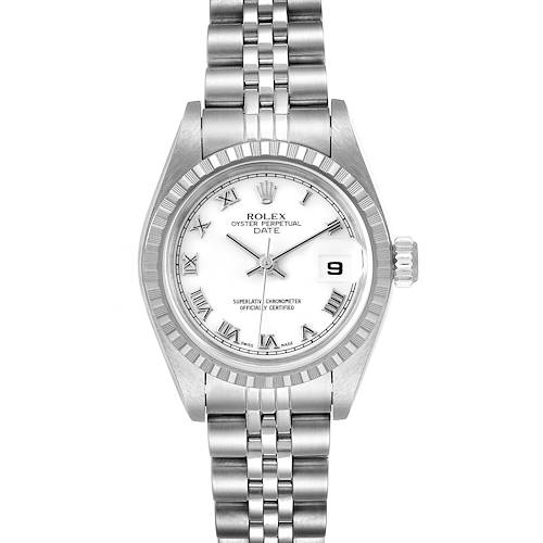 Photo of Rolex Date White Dial Jubilee Bracelet Ladies Watch 79240 Tag
