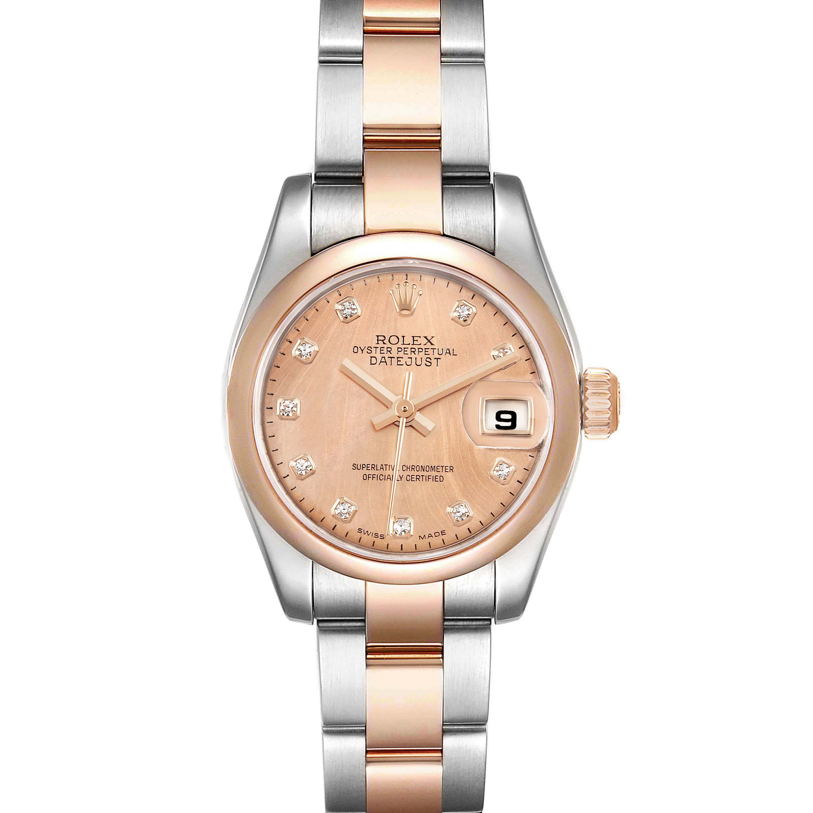 Wa〜kです Rolex Datejust Rose Gold 179161 | Stock 32192 | SwissWatchExpo