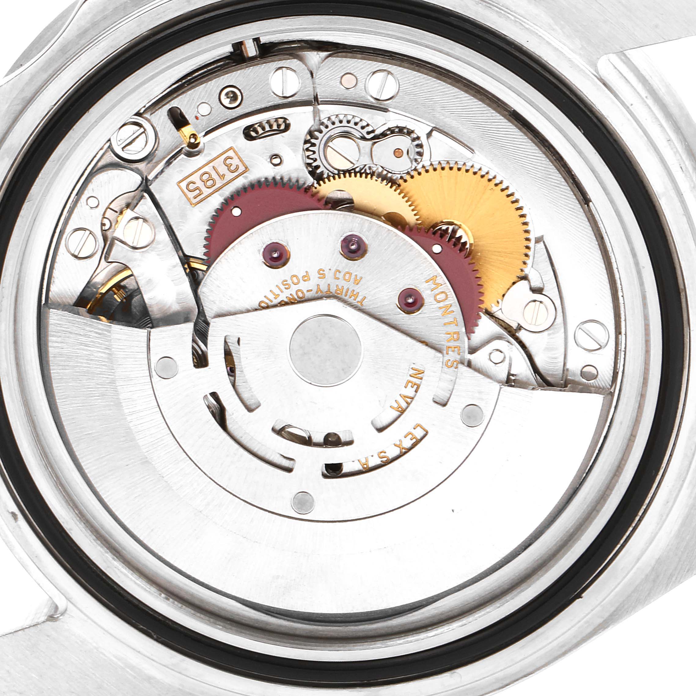 This image shows the internal mechanism of a Rolex GMT-Master 16710 Men's Stainless Steel Black Dial 16710 Men's Stainless Steel Black Dial watch, viewed from the back with the case removed.