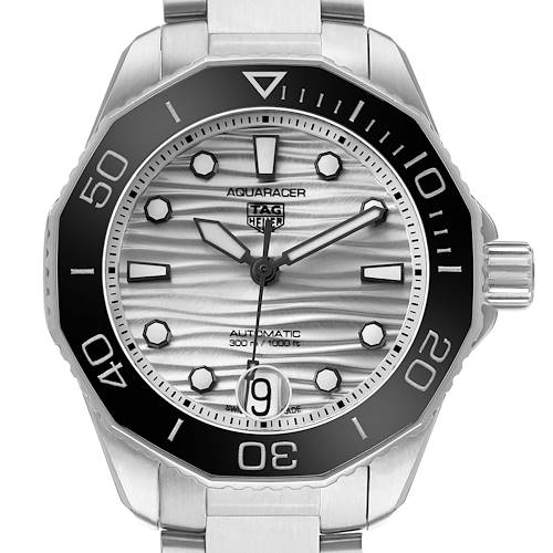 Photo of TAG Heuer Aquaracer Professional 300 Silver Dial Steel Watch WBP231C Box Card