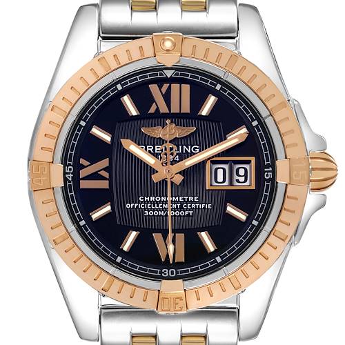 Photo of Breitling Cockpit Big Date Steel Yellow Rose Gold Steel Mens Watch C49350