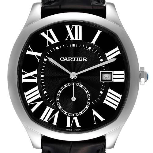 Photo of Cartier Drive de Cartier Black Dial Steel Mens Watch WSNM0009