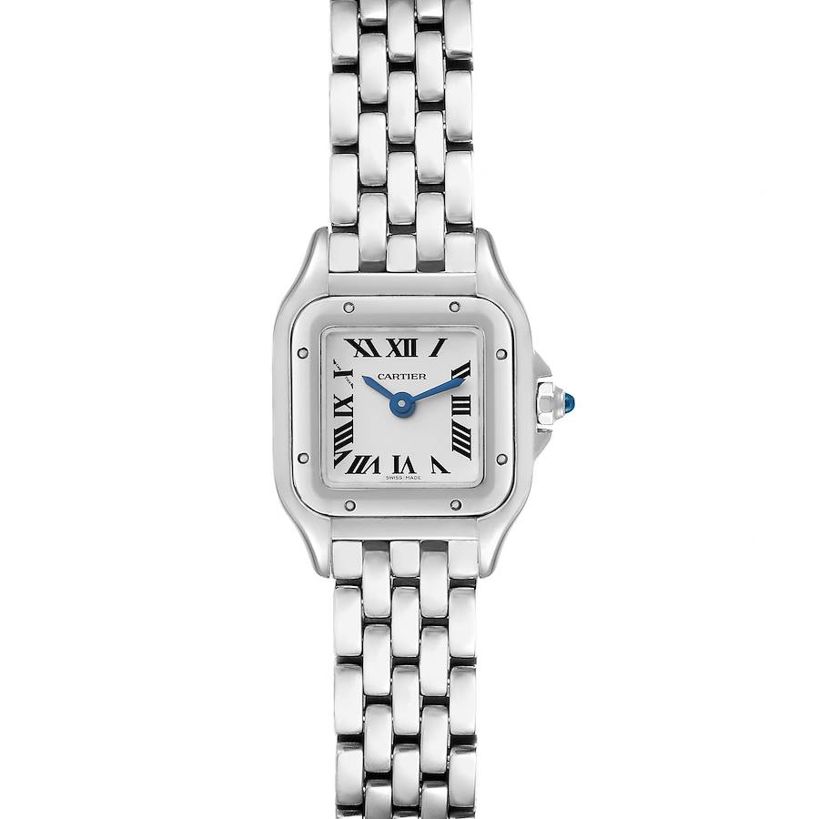 Cartier Panthere Mini Stainless Steel Ladies Watch WSPN0019 Box Card SwissWatchExpo