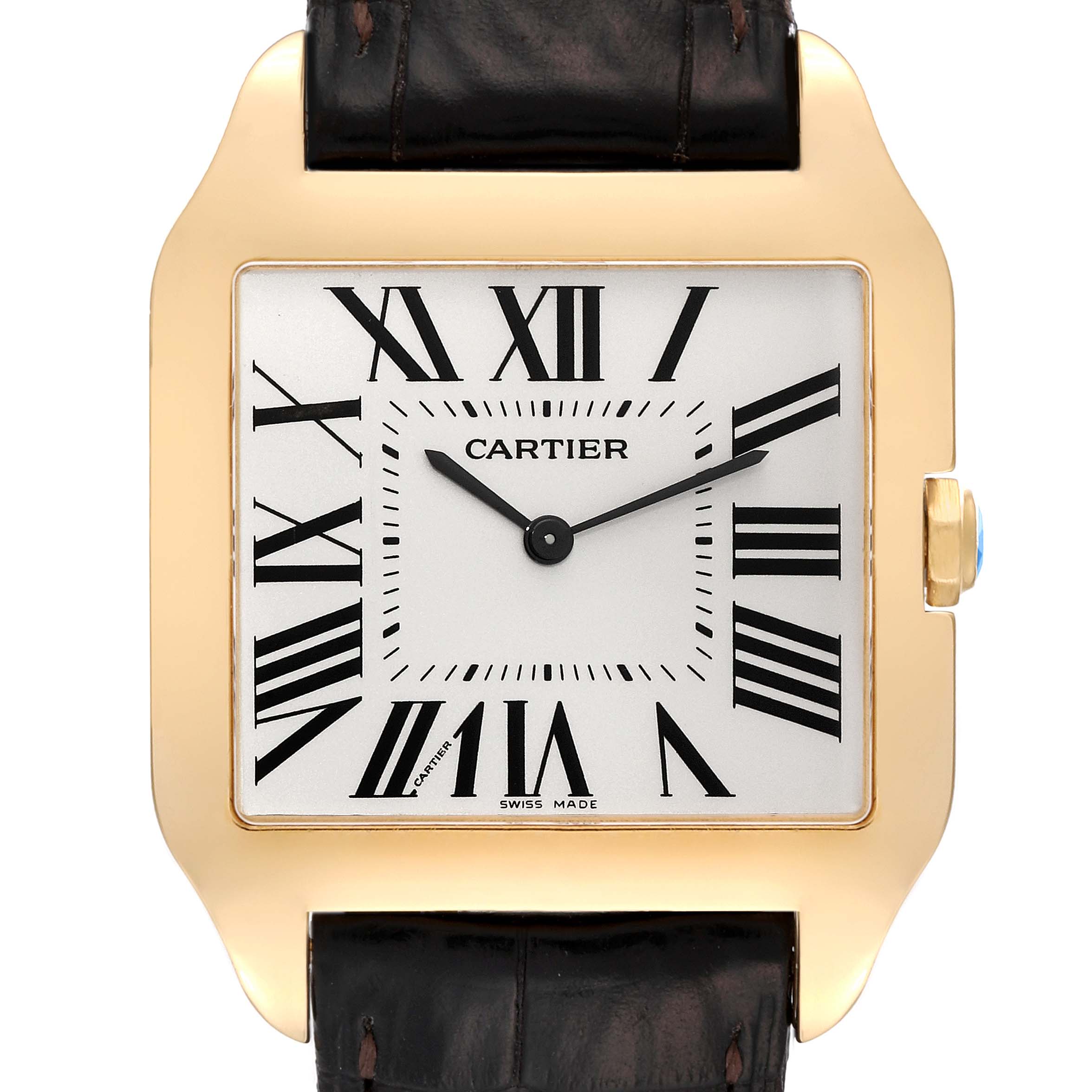 Cartier Santos Dumont Yellow Gold Mens Watch W2008751