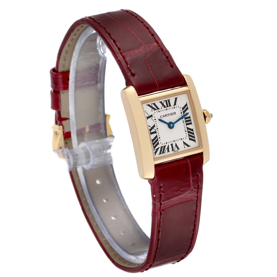 New Cartier Tank Francaise Pink Mother of Pearl Watch W51028Q3 . FREE  Overnight Shipping. 100% Authentic and Genuine Cartier Tank Ladies Watches.