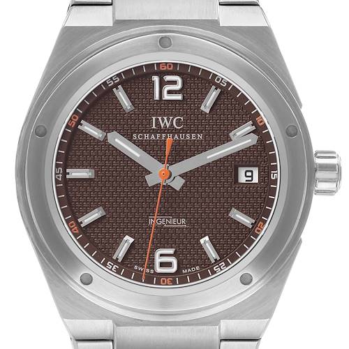 Photo of IWC Ingenieur Ken Noguchi Limited Edition Steel Brown Dial Men's Watch IW322712