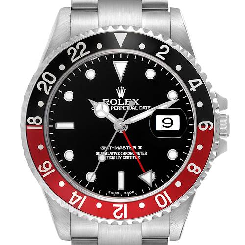 Photo of NOT FOR SALE Rolex GMT Master II Black Red Coke Bezel Steel Mens Watch 16710 PARTIAL PAYMENT