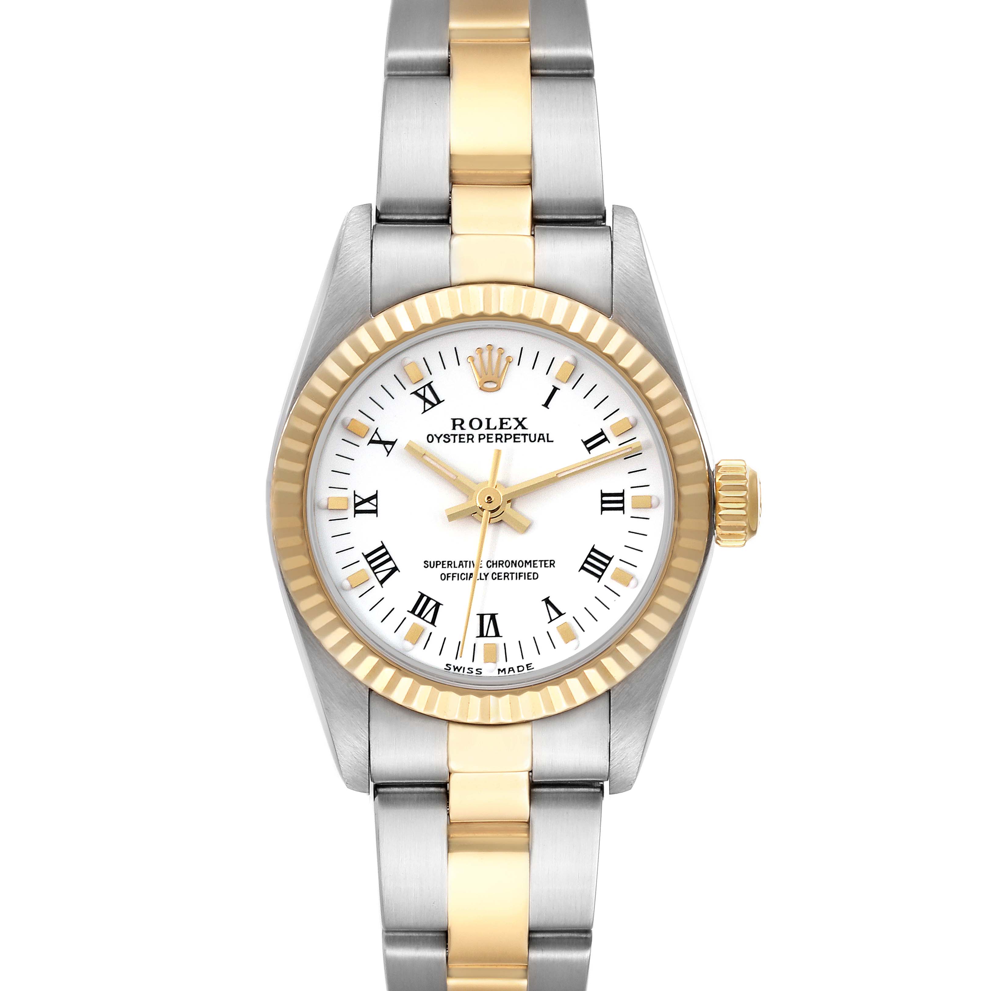 Rolex Oyster Perpetual Steel and Gold (two tone) 76193