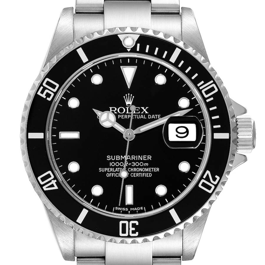Not For Sale - Rolex Submariner Date Black Dial Steel Mens Watch 16610  - Partial Payment SwissWatchExpo
