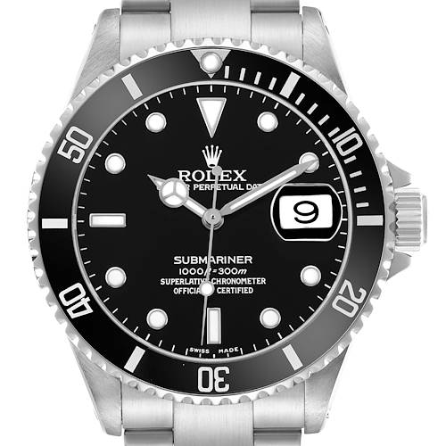 Photo of Rolex Submariner Date Steel Black Dial Mens Watch 16610