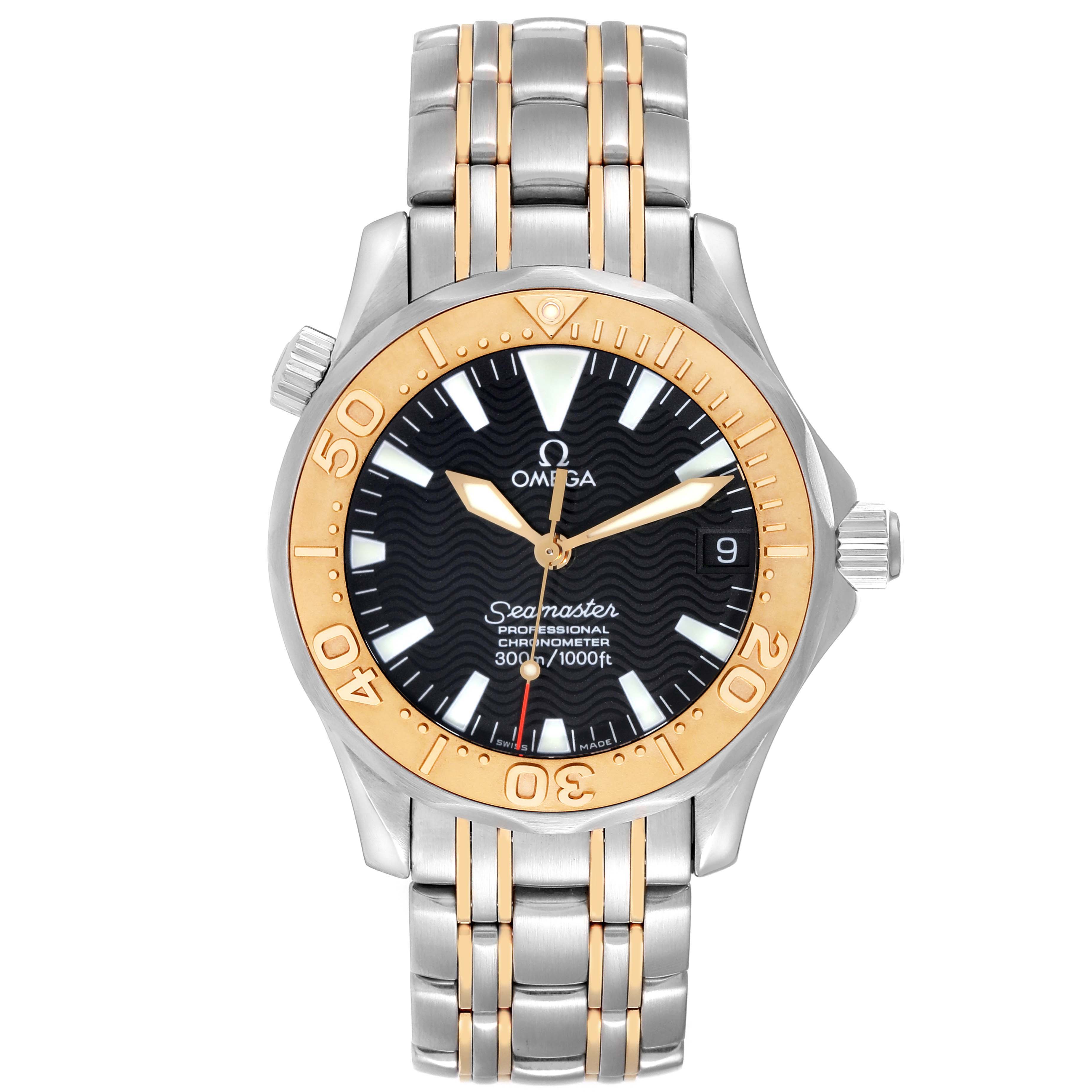 OMEGA Seamaster ゴールド シルバー 時計 Omega Seamaster Steel and Gold (two tone) 2453.50.00 | Stock