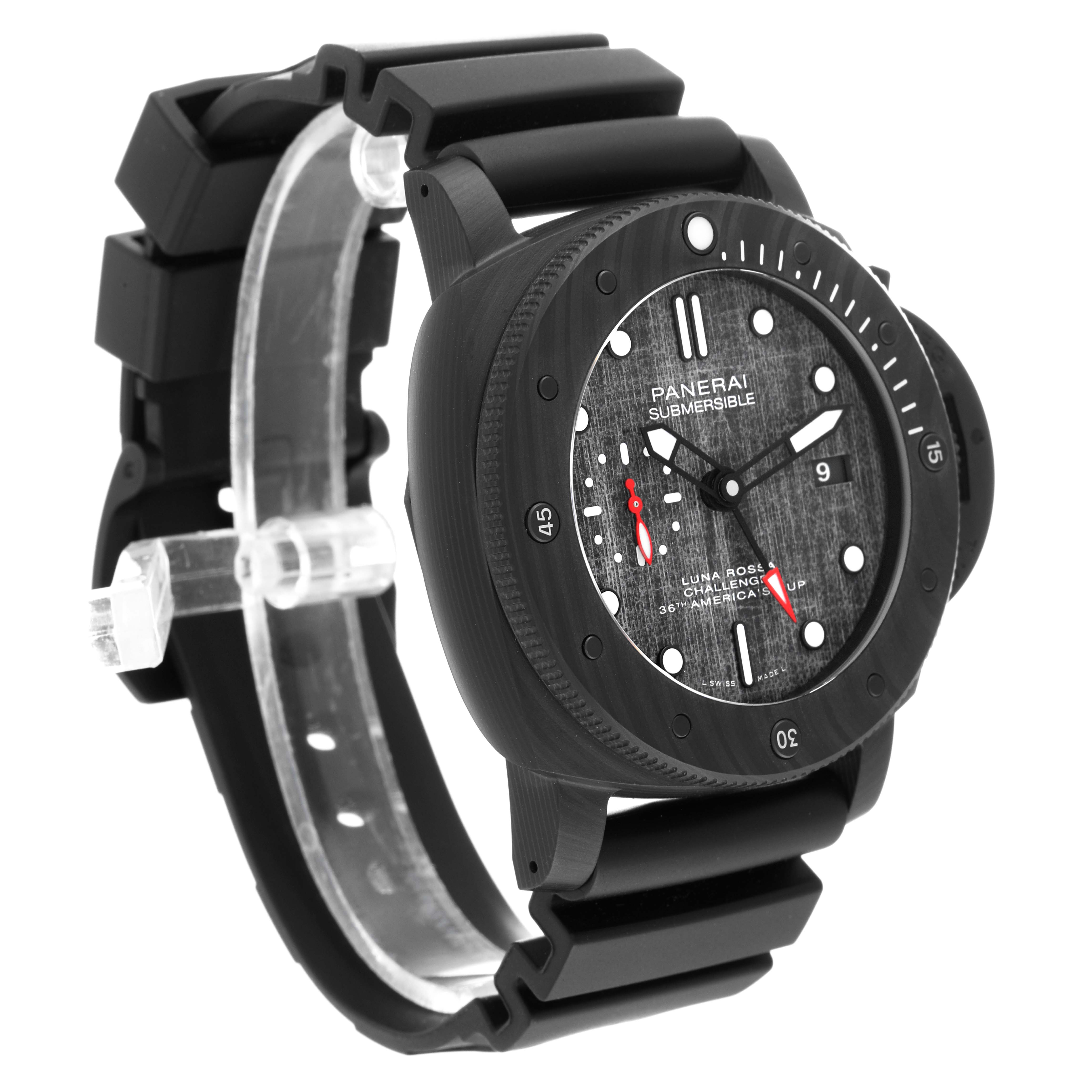 93.PANERAI用   24mm-22mm 93.PANERAI用 24mm-22mm Panerai Black Rubber Strap 24/22 | US