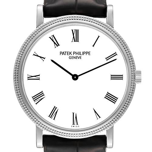 Photo of Patek Philippe Calatrava White Gold Automatic Mens Watch 5120G Papers