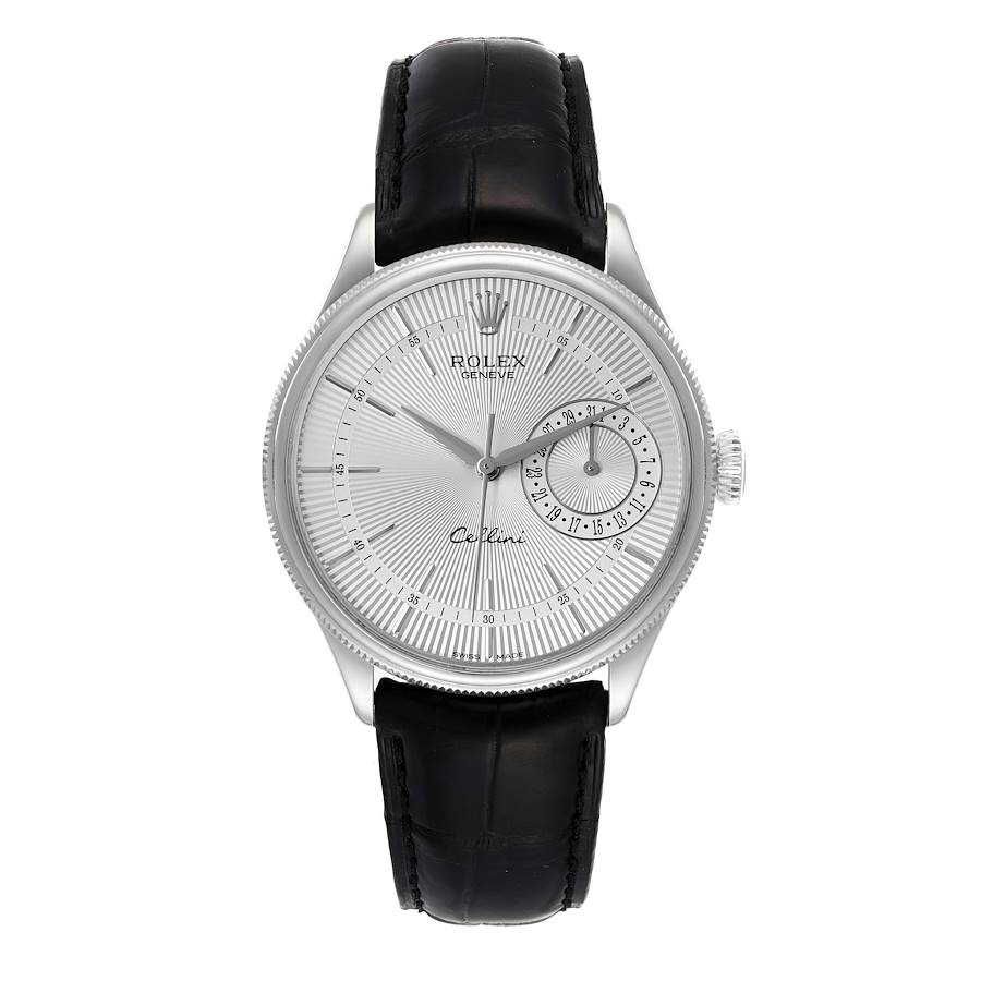 Rolex cellini 2025 date white gold