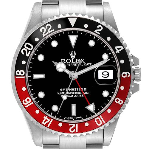 Photo of NOT FOR SALE Rolex GMT Master II Black Red Coke Bezel Steel Mens Watch 16710 Box Papers PARTIAL PAYMENT